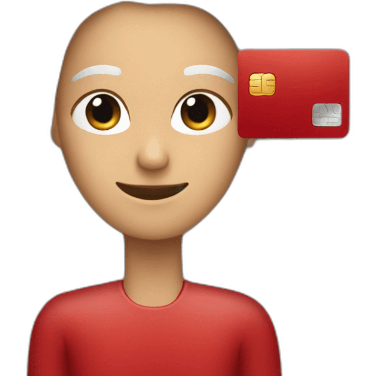 red credit card emoji