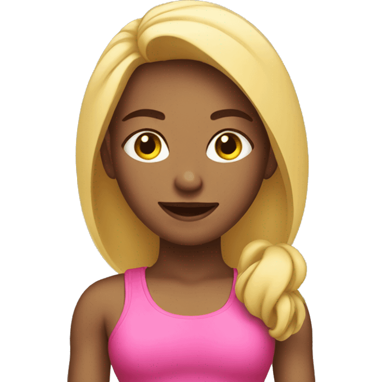 fitness girl emoji