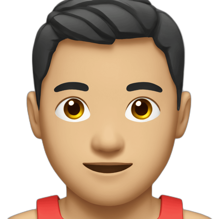 Asian CrossFit athlete emoji