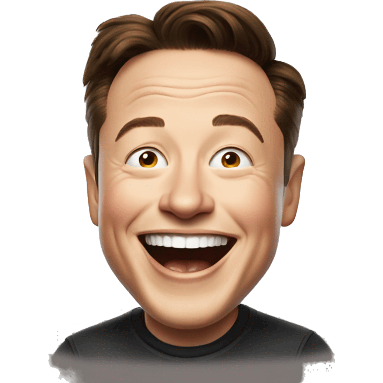 laughing elon musk emoji