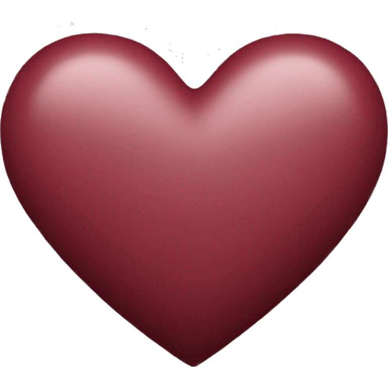 Maroon heart emoji