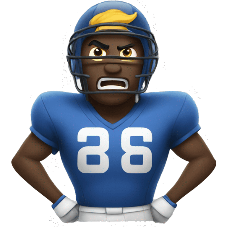 angry sports player emoji