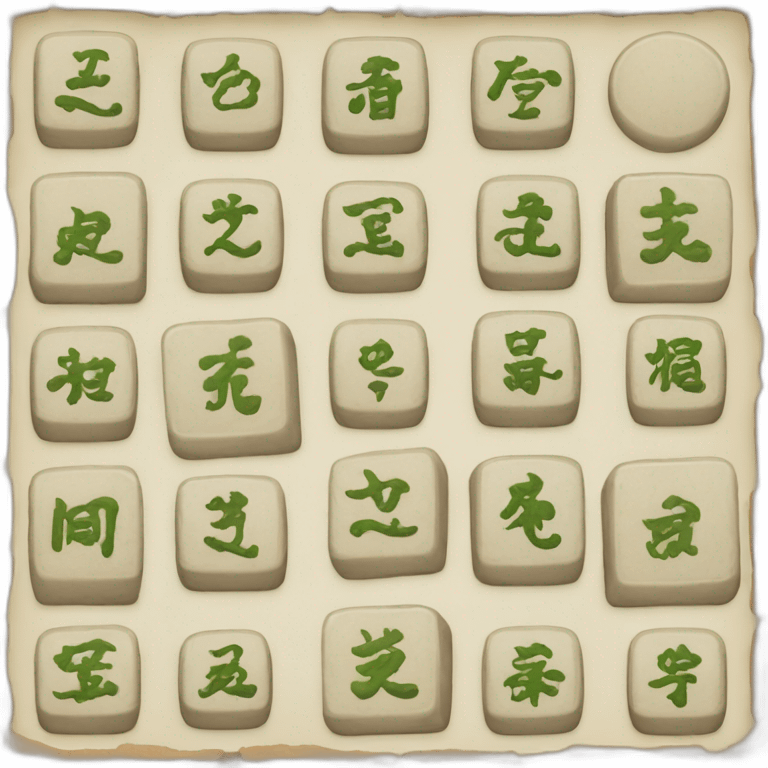 Antique Mahjong emoji