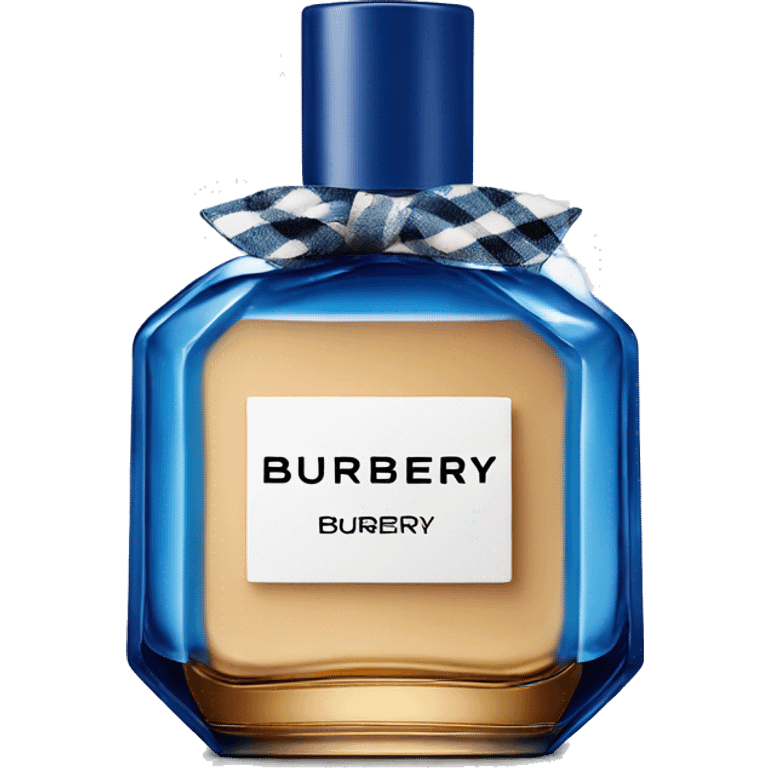 blue Burberry cologne  emoji