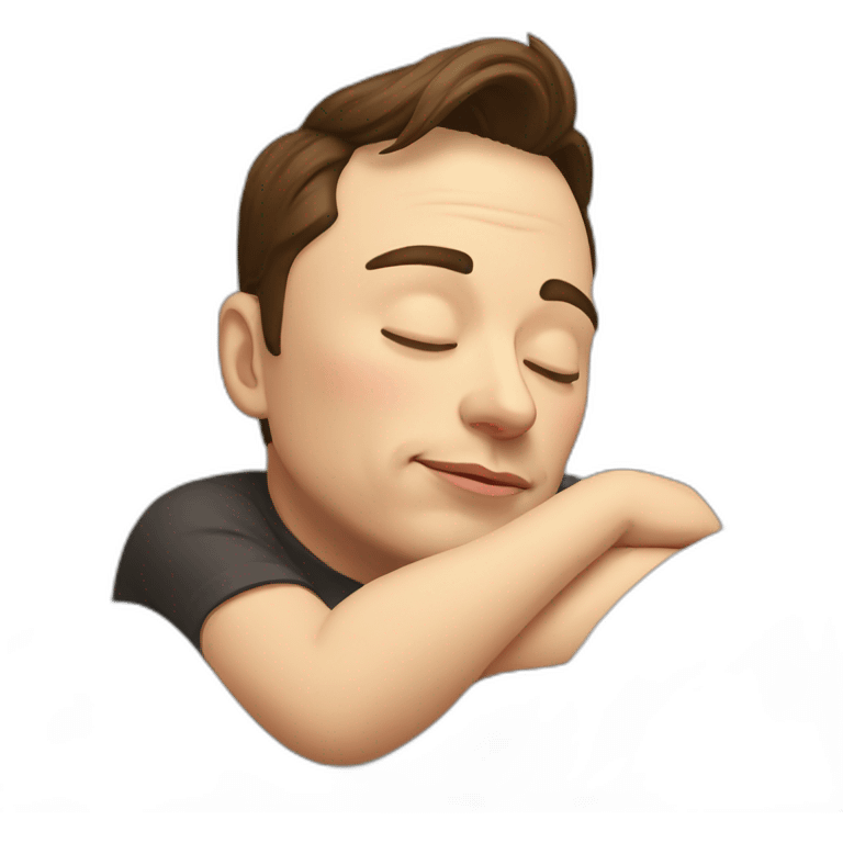 Elon-musk-sleeping emoji