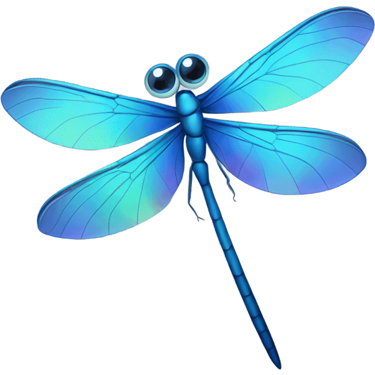 Blue dragonfly  emoji