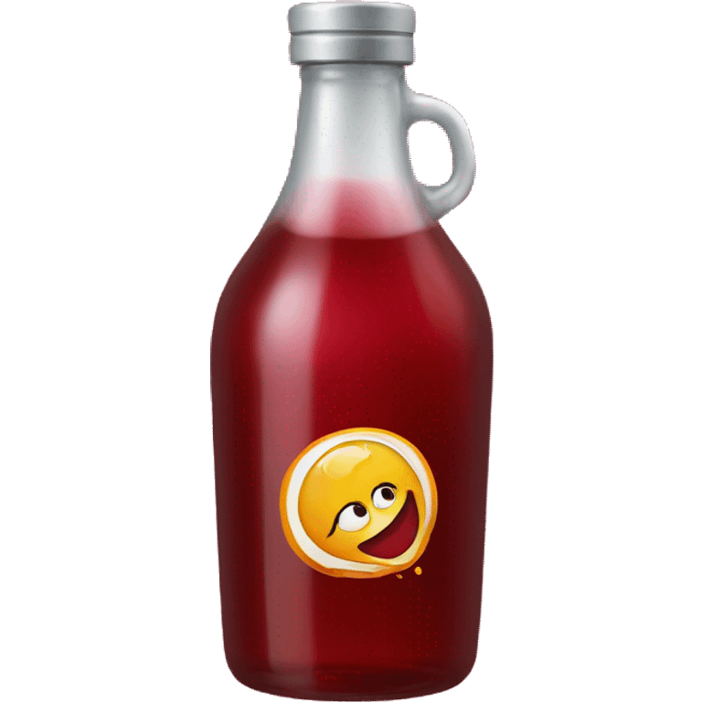 a bottle of grenadine syrup emoji