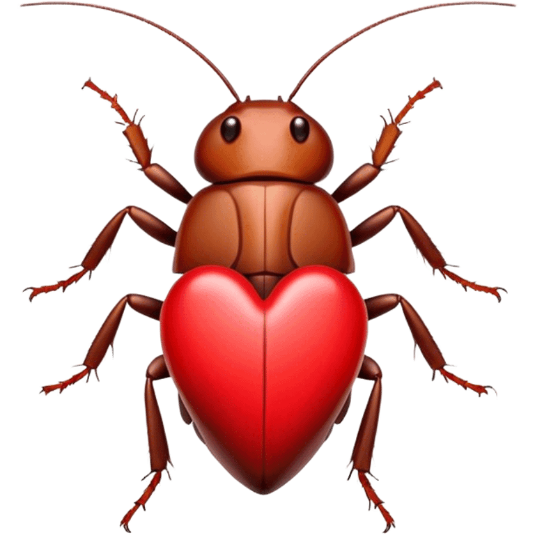 cockroach w heart emoji