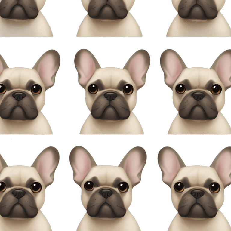 Big rope French bulldog blue fawn emoji