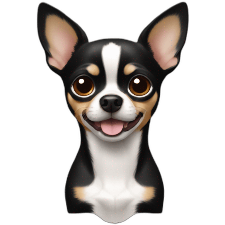 Chihuahua black emoji