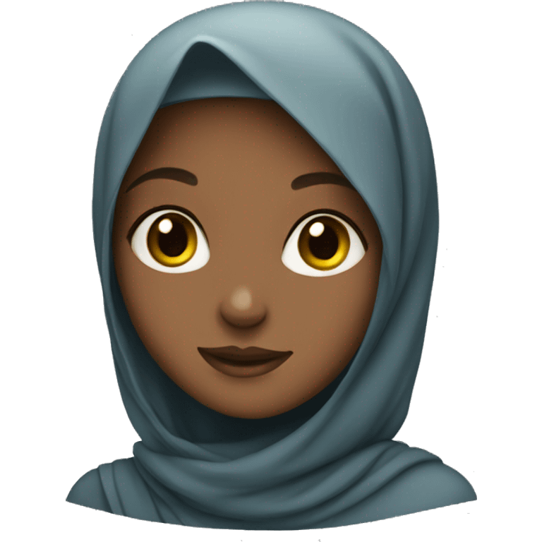 a girl with a hijab emoji