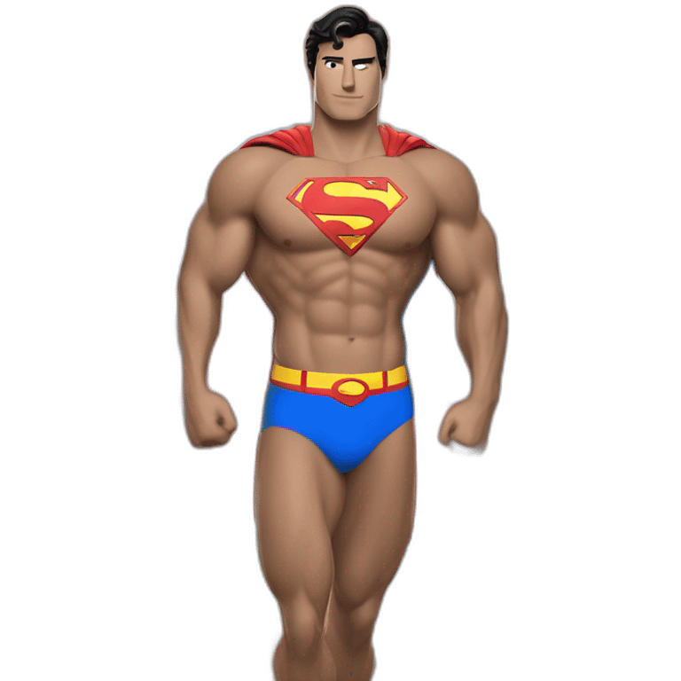 superman in speedo emoji