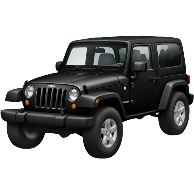 black jeep wrangler emoji