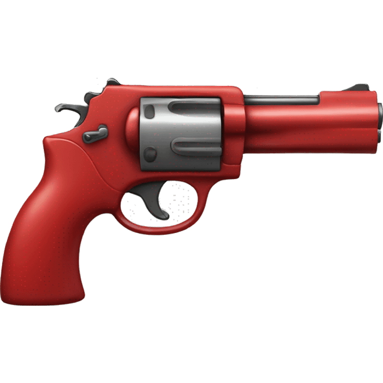 red pistol  emoji