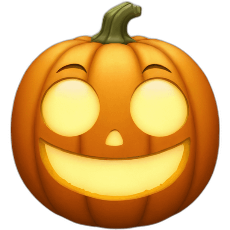 Pumpkin head emoji