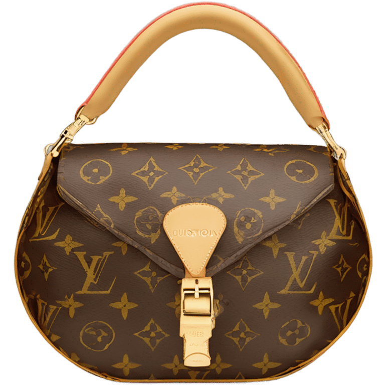 Louis Vuitton croissant bag emoji