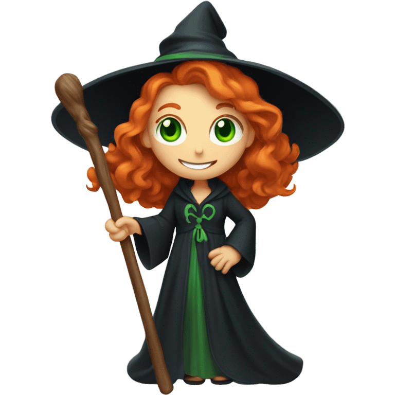 Ginger witch emoji