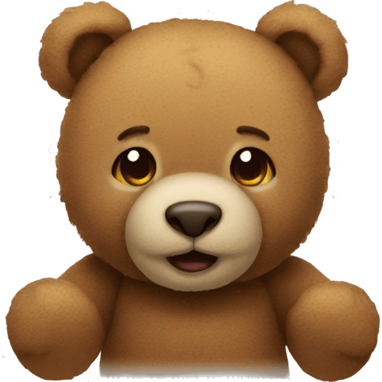 teddy winking  emoji