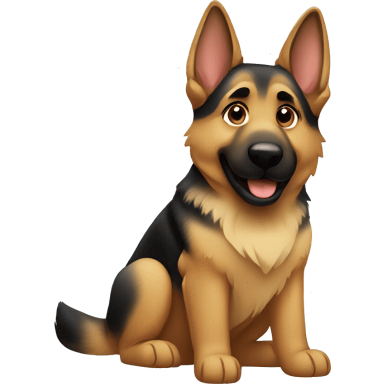 German shepherd  emoji