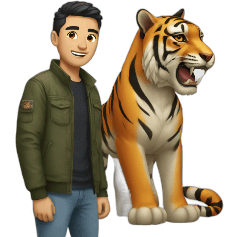 tokaev and tiger emoji