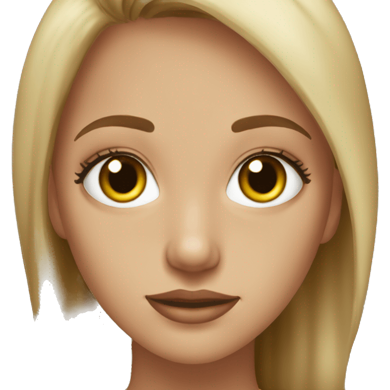 hazel eyes girl dirty blonde  emoji