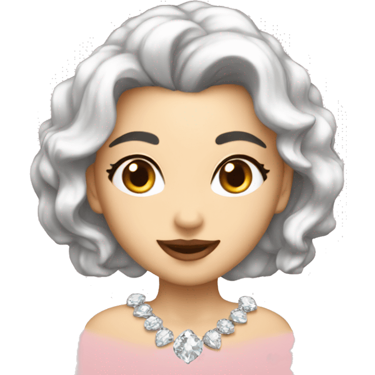 Rosa de Diamante emoji