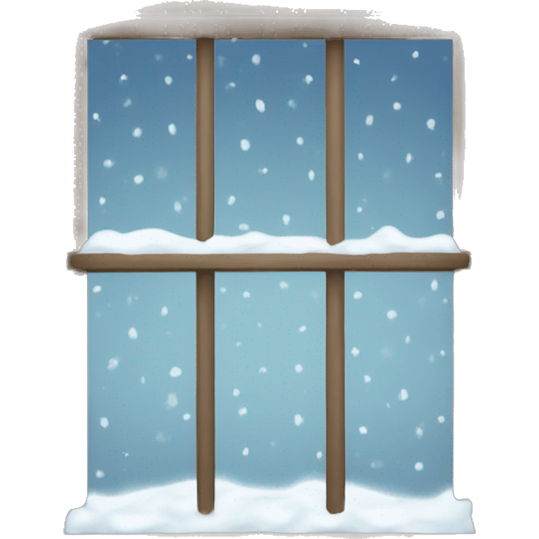 winter window emoji