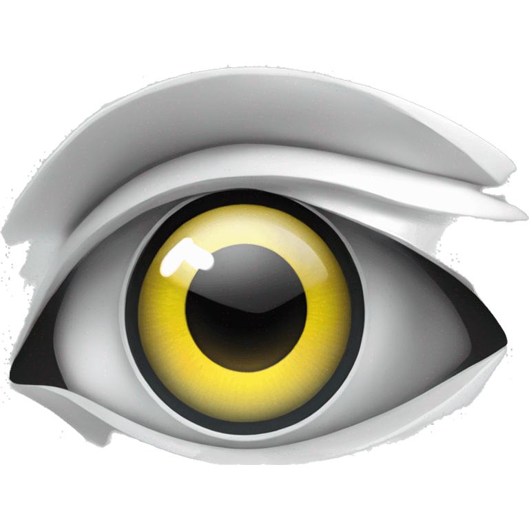 futurisic eye. incorporate a camera emoji