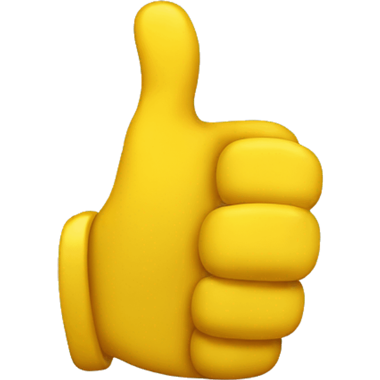 Yellow emoji giving thumbs up emoji