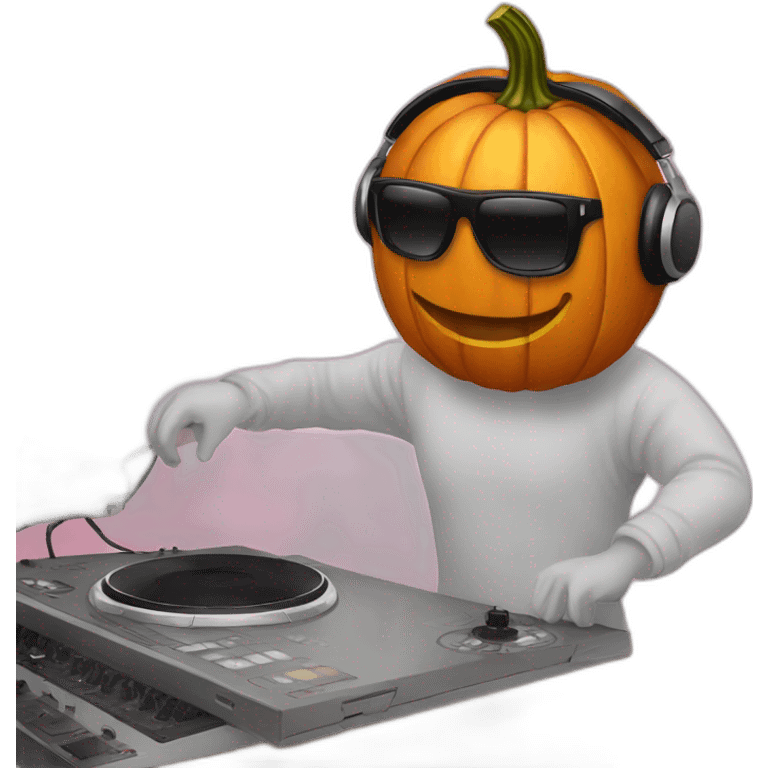 pumpkin djing emoji