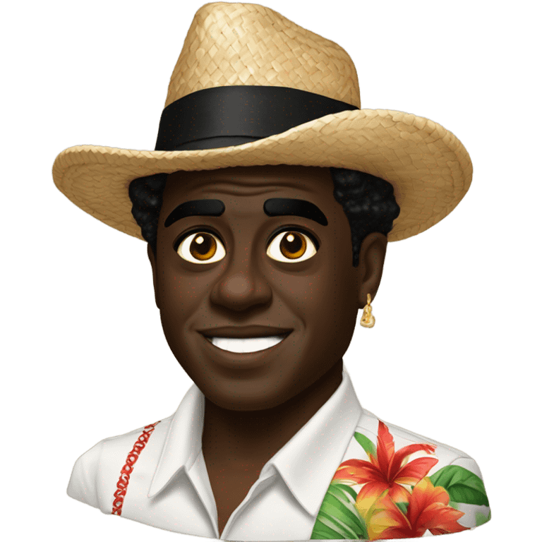 Kodak black as a Cuban  emoji