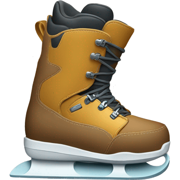 snowboarding boot emoji