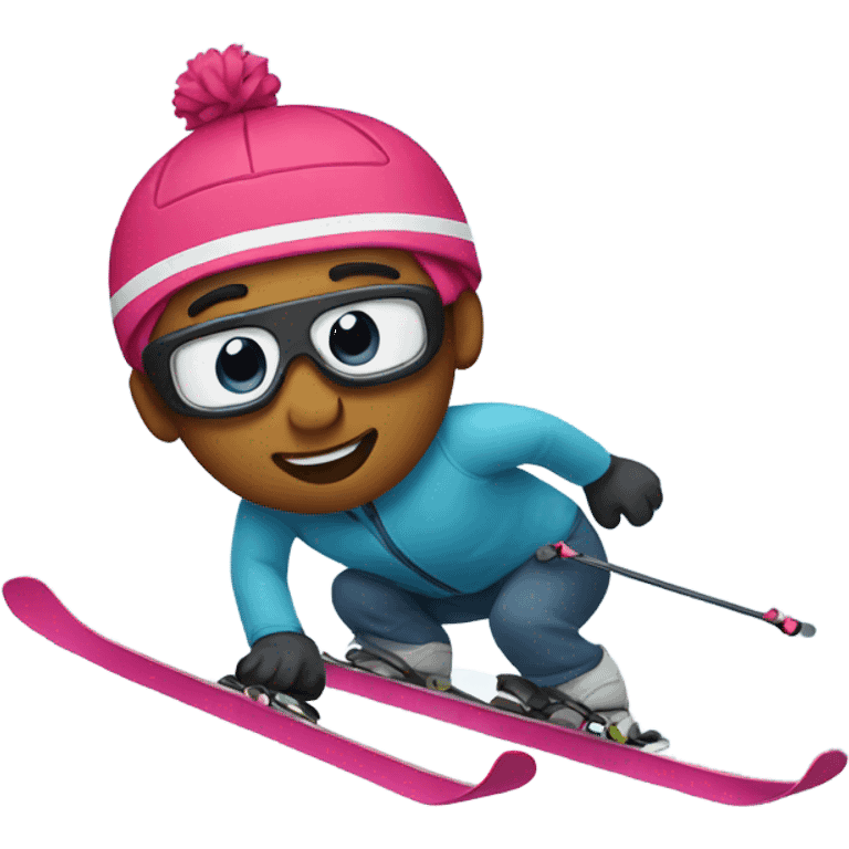 Snow skiing emoji