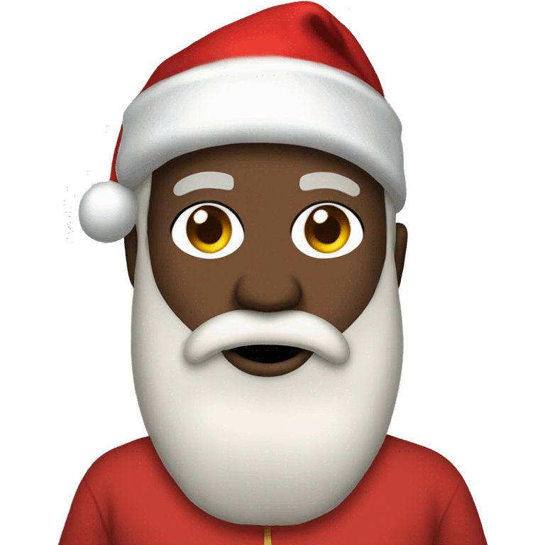 kanye west as santa emoji