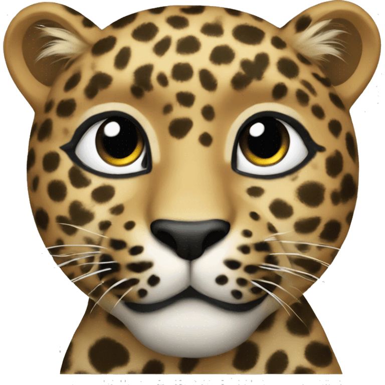 Leopard heart emoji