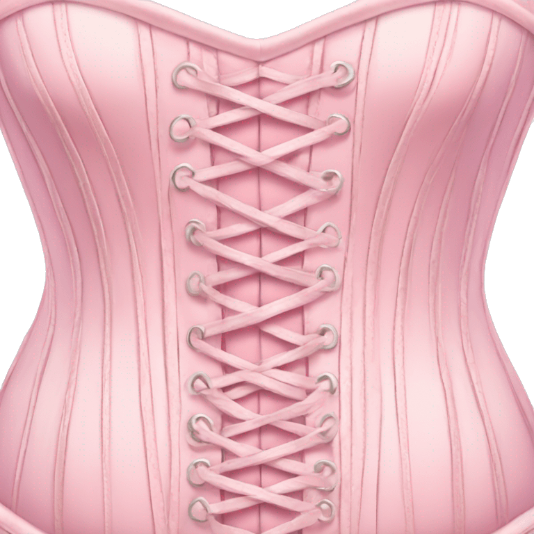 Pastel pink corset  emoji