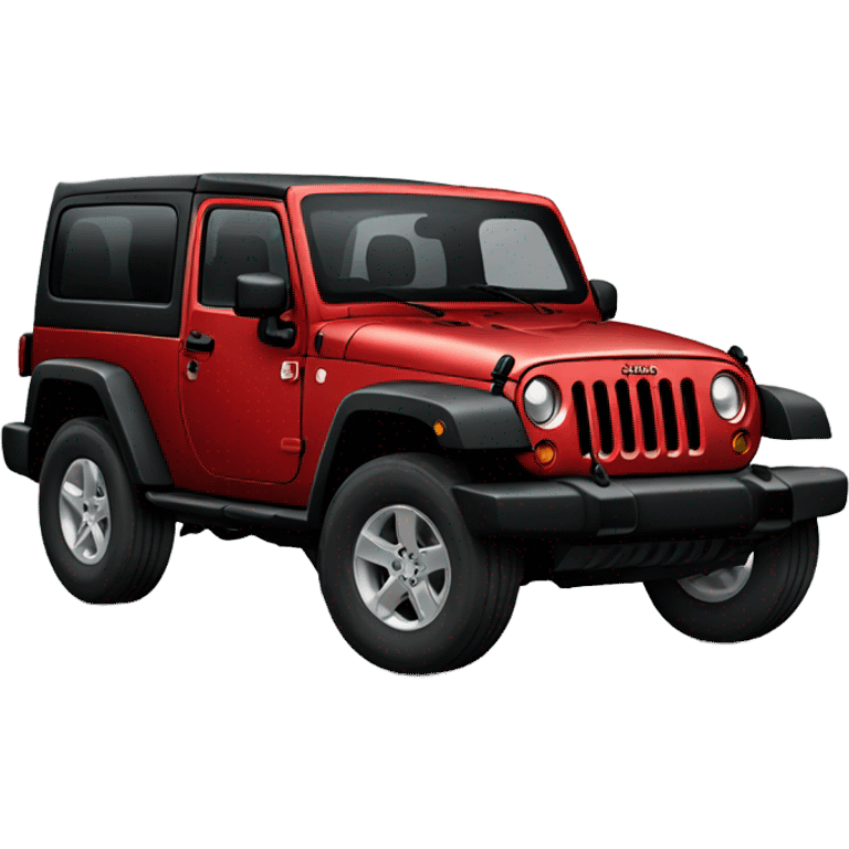 Black jeep wrangler  emoji