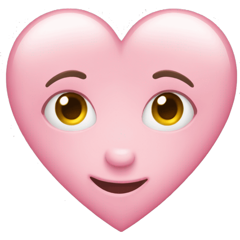 Ligh pink heart emoji