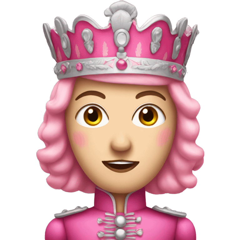 Pink nutcracker  emoji