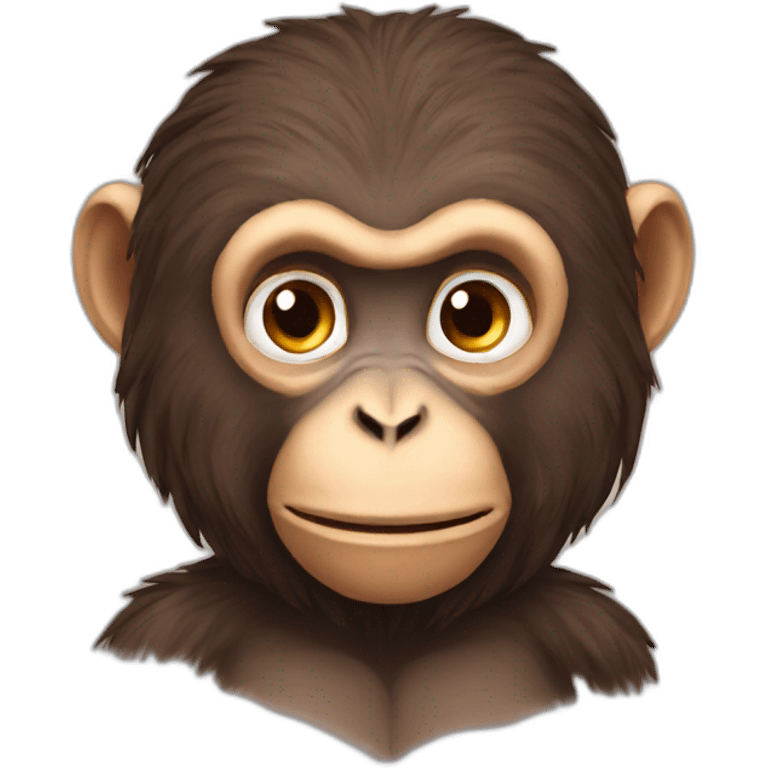 Monkey love emoji