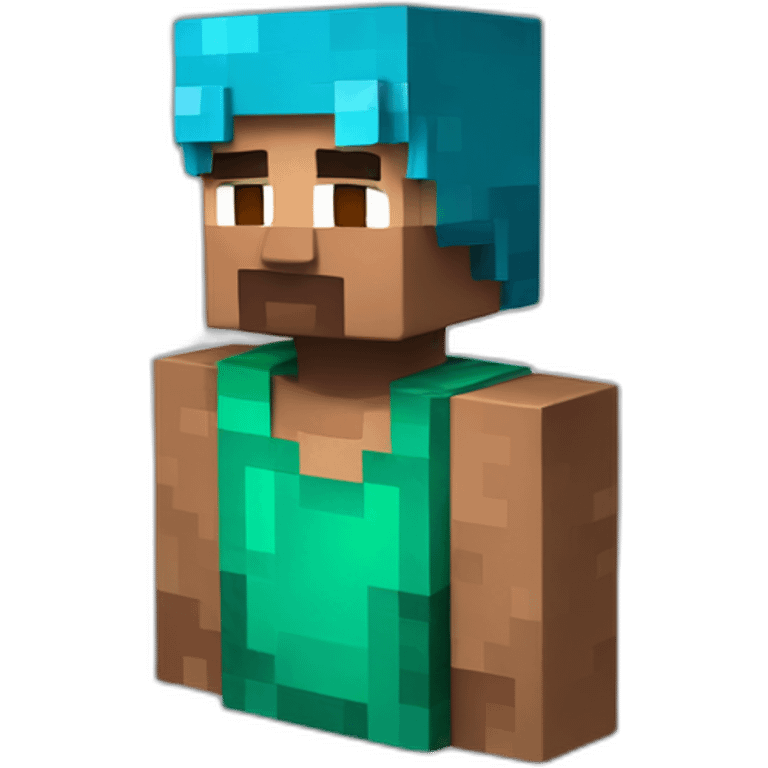 Steve de minecraft en colère  emoji