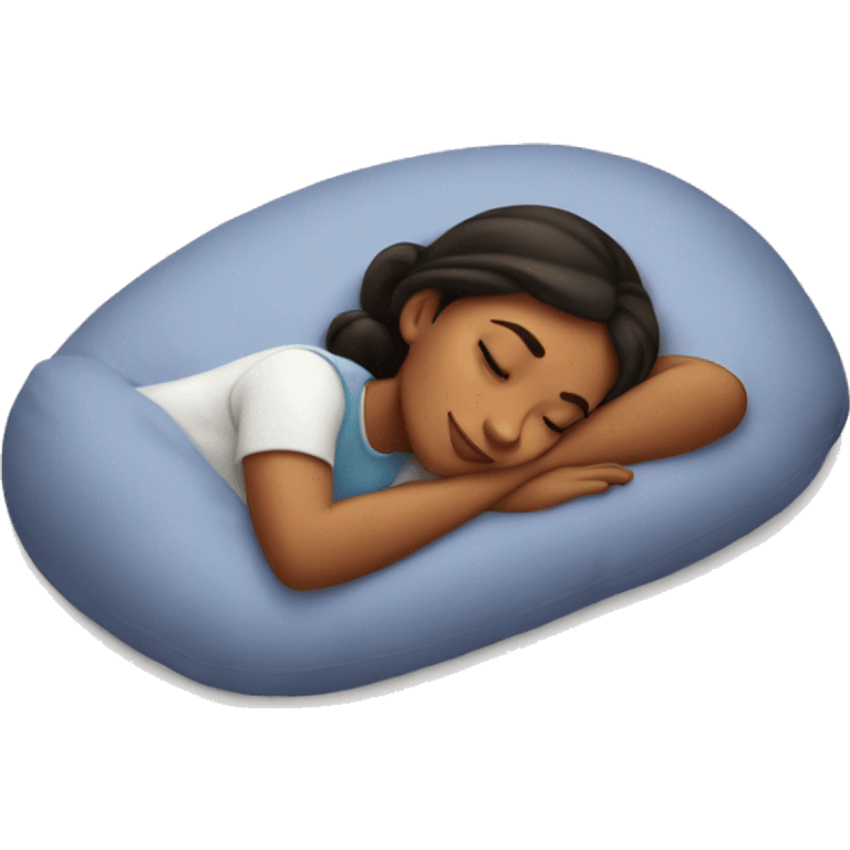 Disney Girl sleeping on pillow  emoji