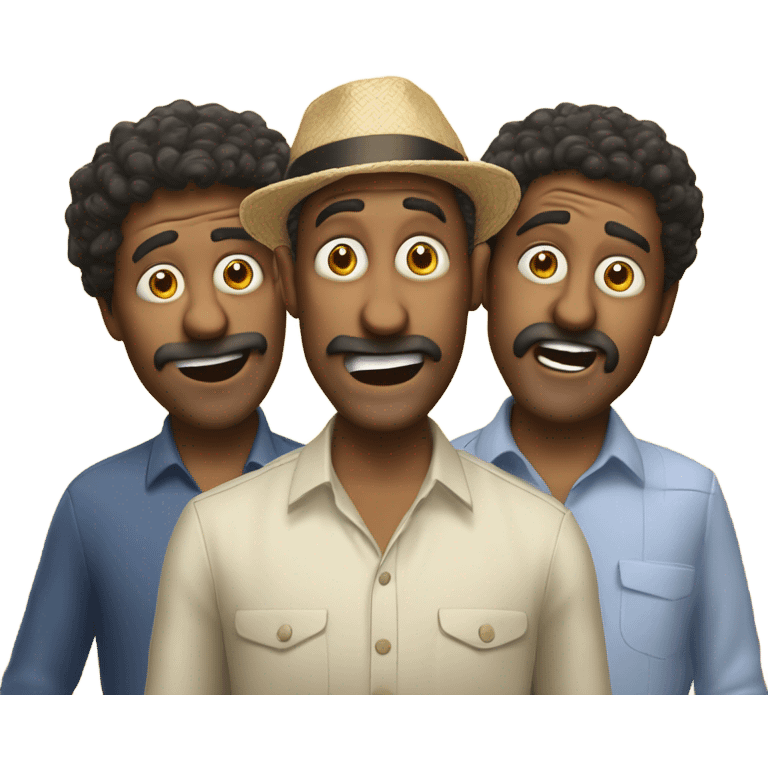 Three stooges emoji