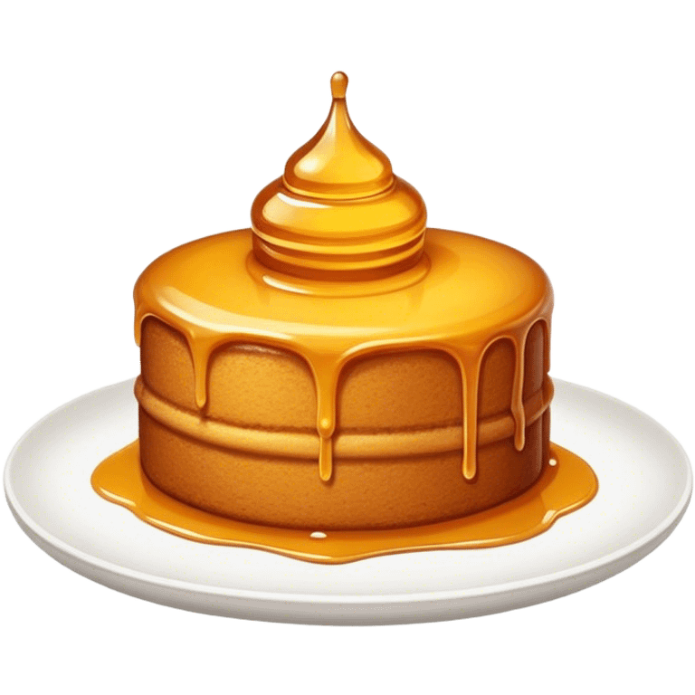 Honey cake emoji