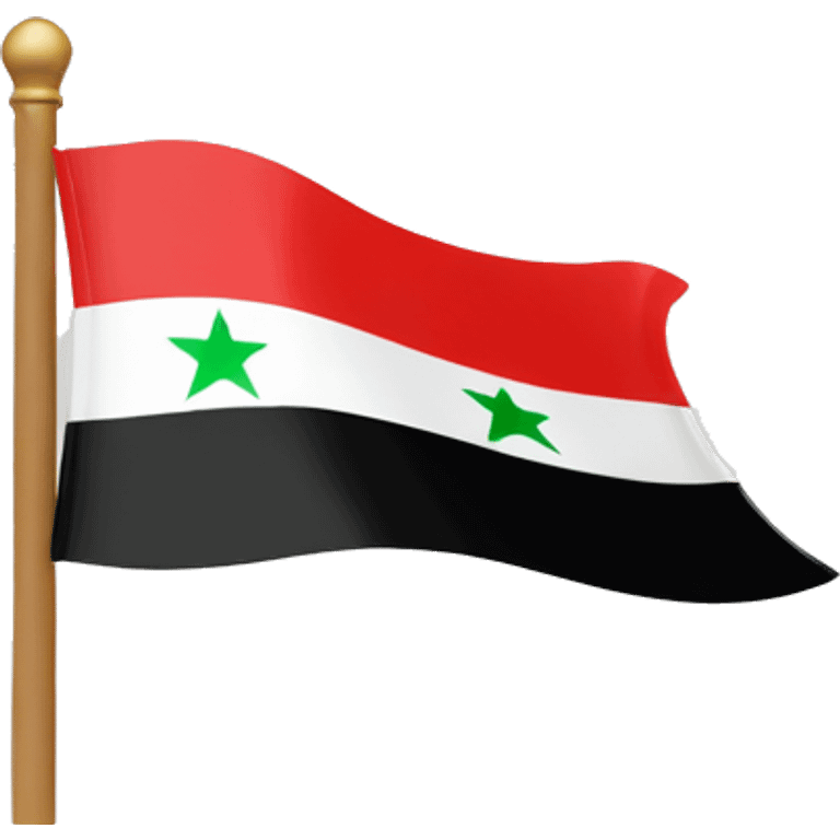 Independent Syria flag emoji