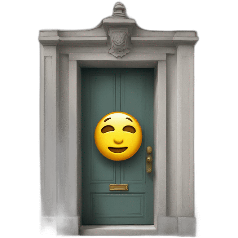 Puerta del sol radiante emoji