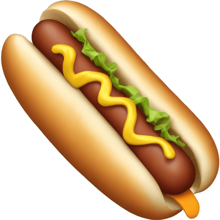 Hot dog emoji