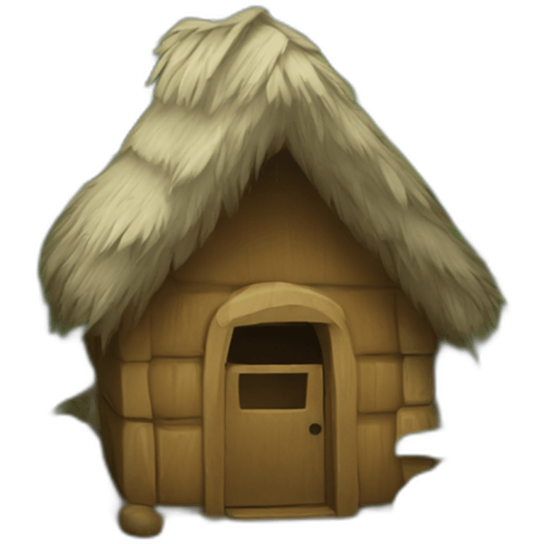 cute hut emoji