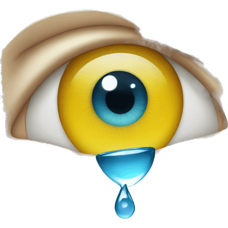 Eye + droplet emoji