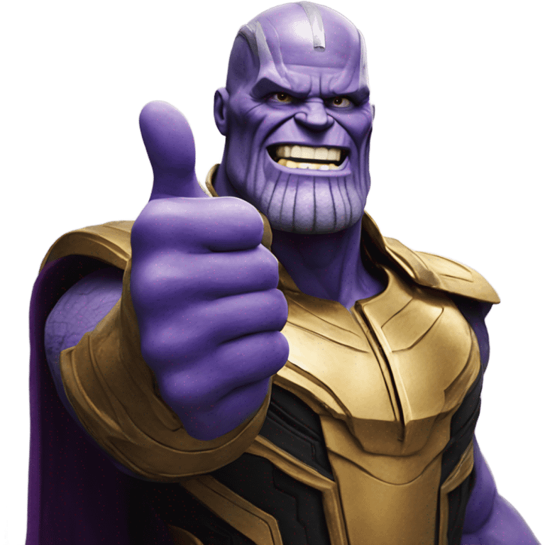 Thanos THUMB UP emoji